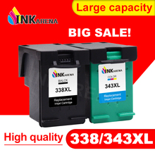 INKARENA 338XL 343XL Ink Cartridge Replacement for HP 338 343 XL for HP338 Photosmart 8150 Deskjet 5740 6520 6540 6840 Printer 2024 - buy cheap