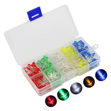 Kit surtido de luces LED para Arduino, Raspberry Pi 4 UNO R3 MEGA, 5 colores, 3mm, 5mm, 125 Uds. 2024 - compra barato