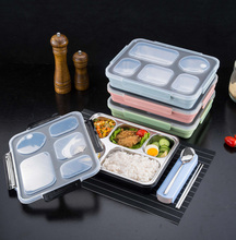 NEW 304 Stainless Steel Lunch Box For Kids Leakproof Students Bento Box Picnic Food Container Creative Dinnerware 2024 - buy cheap