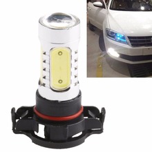 Bombillas LED antiniebla DRL para coche, fuente de luz, 12V, 7,5 K, 2xH16, 6000 W, PSX24W, Chips Cree 2024 - compra barato