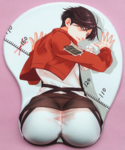Free Shipping 3 d mouse pad Corruption female mouse pad Hip mouse pad  for attack on titan  levi 2024 - buy cheap