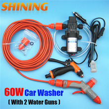 12V DC 60W Portable Car Washer Washing Machine Garden Pump Lavador de coches Car Washing Cleaning Machine,Water Gun + Foam Gun 2024 - buy cheap