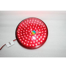 New arrival LED traffic light module 200mm red color LED lamp traffic signal light parts 2024 - buy cheap