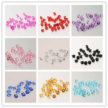 2000pcs 4mm Acrylic Crystals Beads Wedding Party Decors Diamond Confetti Table Scatters Happy Birthday Festival Glasses Ornament 2024 - buy cheap