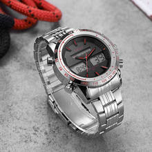 NEW Arrival OHSEN Fashion Quartz Digital Watch Men Waterproof Alarm Dual Time Wristwatch Sports LCD Casual  Analog Watch Relogio 2024 - buy cheap