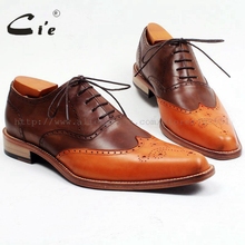 Zapatos de hombre de cuero Casual cie 100% zapatos de cuero genuino de alta calidad Oxford Full Brogues colores mezclados hechos a mano OX468 2024 - compra barato