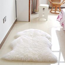 Soft Faux Sheepskin Rug Mat Carpet Pad Anti-Slip Chair Sofa Cover  Wool Warm Hairy Rugs for Bedroom Faux Fur Rug Bedroom Textil 2024 - buy cheap
