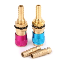 Hot Sale Water Cooled Gas Adapter Quick Connector Fitting For TIG Welding Torch +8mm Plug 2024 - buy cheap