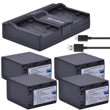 Batería de iones de litio 4x4500mAh NP-FH100 NP FH100 + cargador Dual USB para sony DCR-SX40 SX40R SX41 HDR-CX105 FH90 FH70 FH60 FH40 FH30 2024 - compra barato