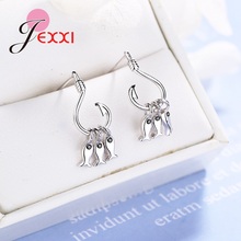 LATEST NEW Top Quality Fish Shaped 925 Sterling Silver Dangle Hook Earrings for Girls Birthday Gifts Brincos Pierced Jewelry 2024 - buy cheap