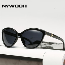 Женские солнцезащитные очки кошачий глаз NYWOOH, элегантные поляризационные очки в стиле ретро, UV400 2024 - купить недорого