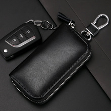 Hot Selling New Arrival Genuine Leather Lultifunctional Vehicle Key Wallets Fashion Men Waist Hanging Bag Women Holder 2024 - buy cheap