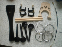 1 Set Ebony Cello Fitting 4/4 with Strings, fine tuners, bridge, Sound post, tail gut 2024 - buy cheap
