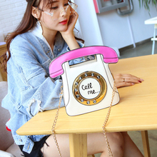 RanHuang Women Fashion Handbags Girls Telephone Shape Shoulder Bags Pu Leather Small Messenger Bags Designer Handbags 2019 A1586 2024 - buy cheap