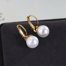 ZCHLGR New ladies fashion simple simulation pearl earrings quality bride earrings jewelry wholesale 2024 - buy cheap