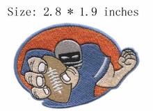 Rugby player  2.8" wide embroidery patch  for patches for clothing/strong man/unity 2024 - buy cheap