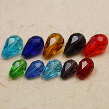 Free Shipping Top Grade  5500 Faceted 10x15mm Teardrop Crystal Glass Quartz Drop Beads for Jewelry Making CN-BBA013 2024 - купить недорого