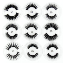 SOQOZ False Eyelashes 3D Silk Mink Lashes lightweight Eye Lashes Fluffy Unique Depth&Volume Naturally Fuller Lashes R001 2024 - buy cheap