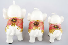 ANGRLY-artesanía de resina para decoración de oficina, elefante, diamante, dinero, mascota, decoración de boda 2024 - compra barato