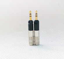 10pcs 2.5mm stereo HD558 HD518 HD598 24K gold-plated headphone plug audio connector Upgrade 2024 - buy cheap