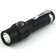 2000LM 3-Modes Rechargeable Mini  LED Flashlight Torch With Clip (18650 Battery Not Included) Black Brown Golden 3 Colors 2024 - buy cheap