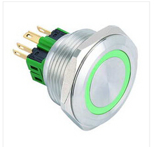 30mm ON/OFF type Ring illuminated anti vandal push button switch(PM301F-11ZE/G/12V/S) 2024 - buy cheap