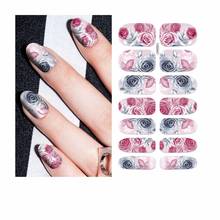 ZKO 1 лист опционально модный дизайн ногтей переводная Фольга Обертывания Леопард 3D цветок тайна галактики стиль наклейки для ногтей 2024 - купить недорого