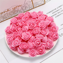 1000pcs 3.5cm Artificial Flowers Fake Rose DIY Home Decor Wedding Bridal Bouquet Floral Wreath PE Rose Bear Flower Gift 2024 - buy cheap