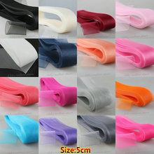 2" 5cm Soft Polyester Hair Horse Netting  Braid Plain Ribbon For Use In Making Hats Fascinator/Craft /Wedding Dress Sewing 2024 - buy cheap