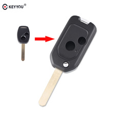 KEYYOU 20X 2 Buttons Modified Flip Folding Car Remote Key Shell Case Fob For Honda Accord CRV Odyssey CIVIC 2024 - buy cheap