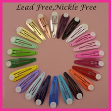 10PCS 5.0cm pad Metal Snap Hair Clips for DIY kids hair bow Plain hairpins barrettes Nickle free Lead free 2024 - buy cheap