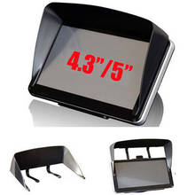 Universal 5inch / 4.3inch Car GPS Sun Shade Visor Anti Glare 4.3" 5" Shield Cover Blind For Garmin Nuvi TomTom Sat Nav 2024 - buy cheap