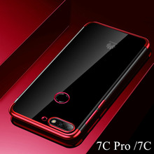 Тонкий силиконовый чехол для Huawei Honor 7C Pro Y7 prime 2018 5,99 дюйма с полной защитой на 7C AUM-L41 5,7 дюйма 2024 - купить недорого