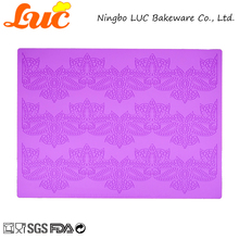 LUC Products High Quality Large Size 3 Stripe Leaves Silicone Styling Tools Kitchen Accessories Wedding Cake Lace Mat 2024 - buy cheap