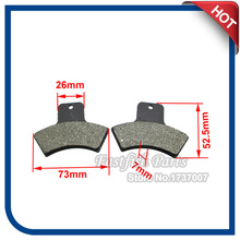 Rear Brake Pads Steel For ATV Polaris SPORTSMAN 400 Blazer Xplorer 250 Motorcycle Parts 2024 - buy cheap