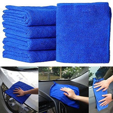 5pcs Auto Care 30cmx30cm Microfiber Car Cleaning Cloths Car Care Microfibre Wax Polishing Detailing Towels 2024 - buy cheap