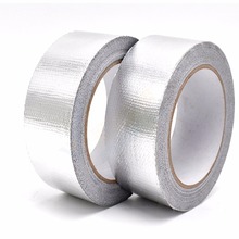 Película protectora de vidrio adhesivo de 40mm x 25 m, lámina de aluminio plateada, cinta Termocontraíble de sellado, cinta adhesiva de un solo lado 2024 - compra barato