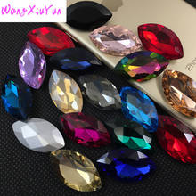 5x10 мм ~ 17x32 мм Navette кристалл камень, точечный обратный маркиз стеклянные хрустальные камни 3D ногтей ювелирные изделия 2024 - купить недорого