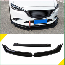 For Mazda 6 M6 Atenza 2014-2017 Front Bumper Lip Lower Grille Spoiler Protector Body Kit Diffuser Cover Sticker Trim Car Styling 2024 - buy cheap