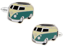 New Arrival High Quality Gifts for Men Designer Cuff links Copper Material Green Enamel Bus Design CuffLinks Free Shipping 2024 - buy cheap