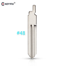 KEYYOU NO.48 Blank Key Blade FOR new 2014 nissan Flip Remote Key Blade 49# Key Blade 2024 - buy cheap