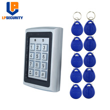 Sebury BC-2000 125 KHz RFID em ID Card de Metal Teclado de Controle de Acesso Stand-alone + 100 pcs Keyfob Token tags 2024 - compre barato