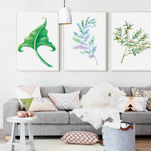 Pintura en lienzo moderna para decoración del hogar, póster de 07G para pared, sala de estar, flor de hoja A4 A3 2024 - compra barato