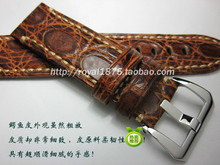 20 22 mm new Handmade high quality Crocodile skin Watchbands Genuine Leather Universal Men's Watch Bands motion Straps Wristband 2024 - buy cheap