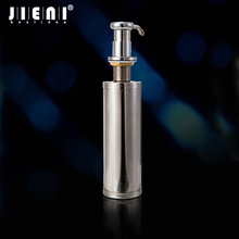 JIENI Solid Brass Chrome Polish Soap Dispenser Kitchen Bathroom Sink Faucet Shampoo Shower Lotion New Liquid Soap Dispenser 2024 - buy cheap