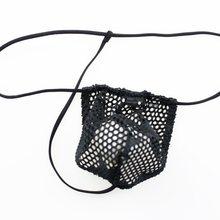 Men Bikin Briefs Underpants Star T Back Sexy Transparent G String Thongs Low Waist Sheer Mesh Hollow Out Underwear 2024 - buy cheap