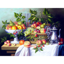 Pintura de diamante completo, mosaico de fruta deliciosa, bricolaje, punto de cruz, bordado, artesanía decorativa para el hogar 2024 - compra barato