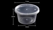 200pcs/lot -7.3cm*5.5cm*4cm 100ml 4oz Food grade PP seasoning cup Disposable tasting cup Salad sauce Take-out Storage box 2024 - buy cheap