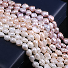 100% Natural Freeform Freshwater Cultured Pearls Beads DIY Beads for Jewelry Making DIY Strand 14 Inches Size 11mm-12mm 2024 - buy cheap