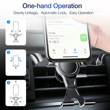 Gravity Car Holder For Phone in Car Air Vent Clip Mount No Magnetic Mobile Phone Holder Cell Stand Support For iPhone X 7 2024 - buy cheap
